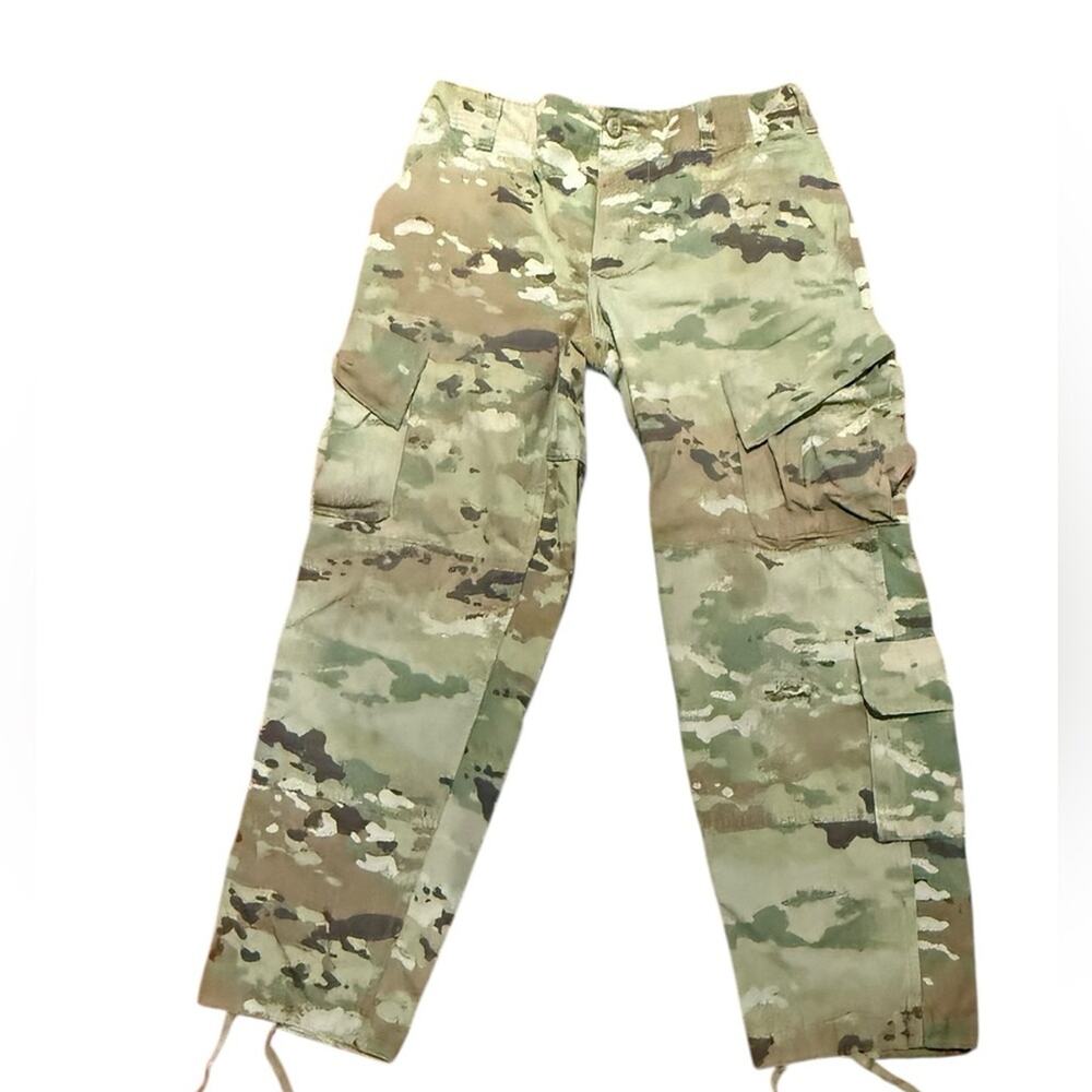 Genuine Military Ripstop Camouflage Cargo Pants 34 x 30 Double Knee